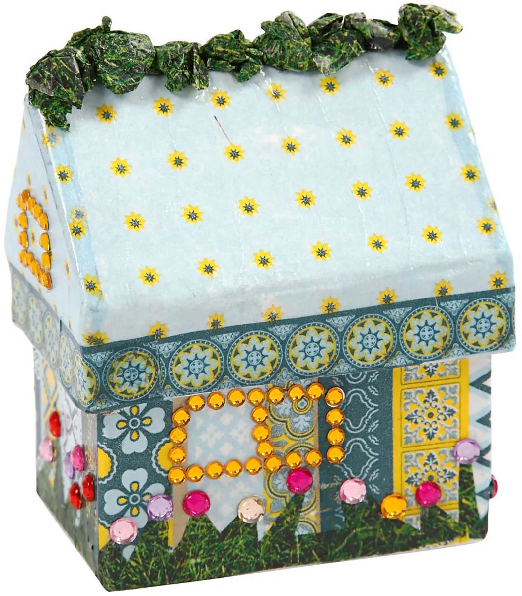 Creativ Company Huizen Knutselset 20 Stuks - Multicolor