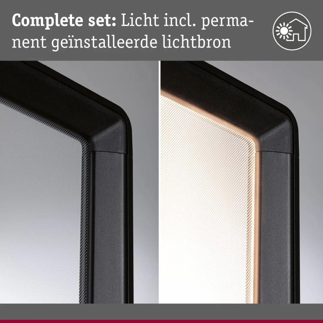 Paulmann LED Bolderlamp Reana IP44 3000K 832mm - 2x4W - Antraciet