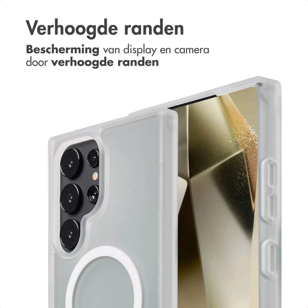 Imoshion Hoesje Samsung Galaxy S24 Ultra - Wit - MagSafe