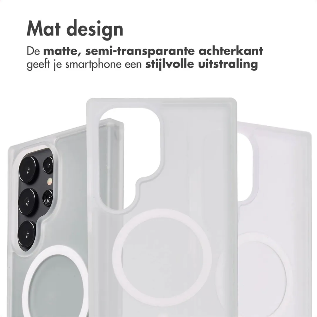 Imoshion Hoesje Samsung Galaxy S24 Ultra - Wit - MagSafe