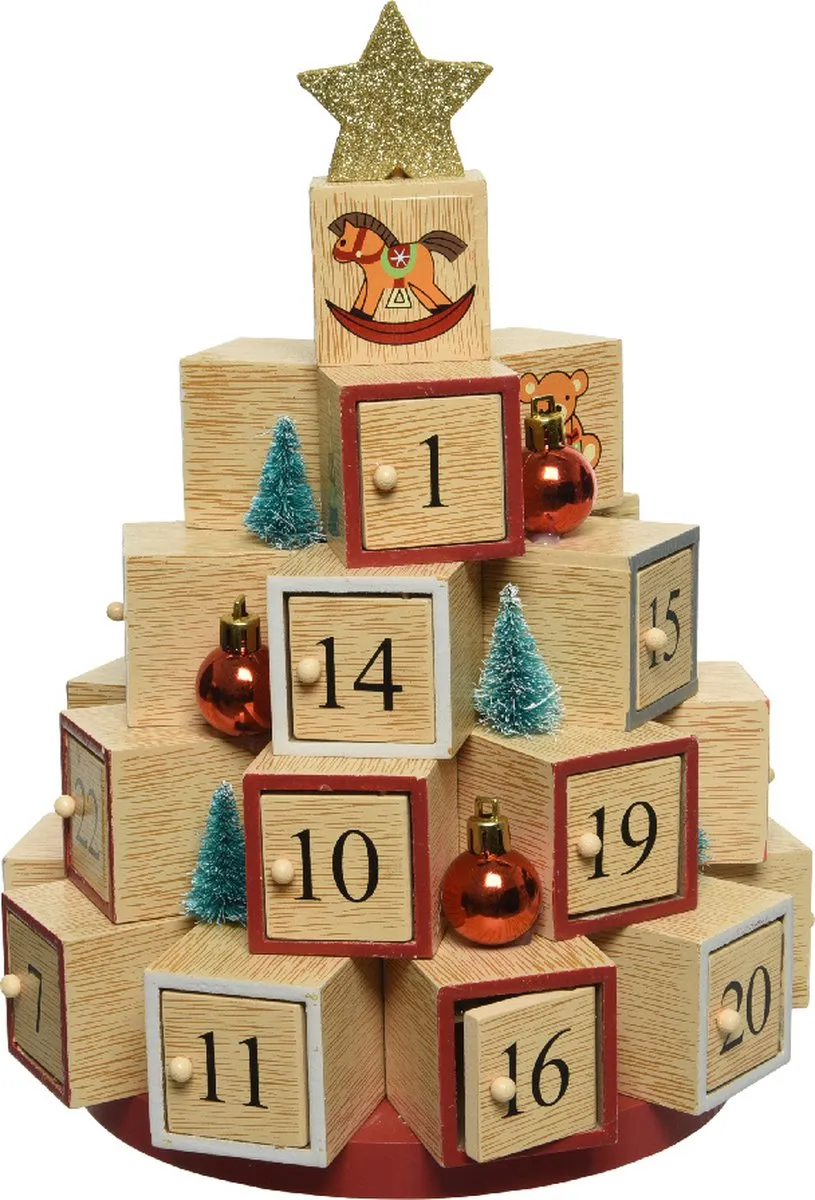Kaemingk Adventkalender Boom Multicolor