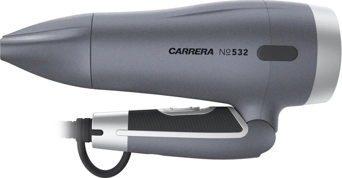 Carrera № 532 Inklapbare Reisföhn 1600W - Titanium