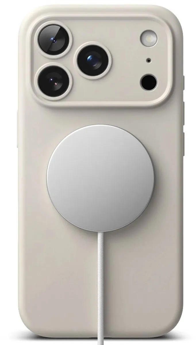 Ringke Siliconen MagSafe Hoes iPhone 17 Pro - 1 Pasje - Zwart