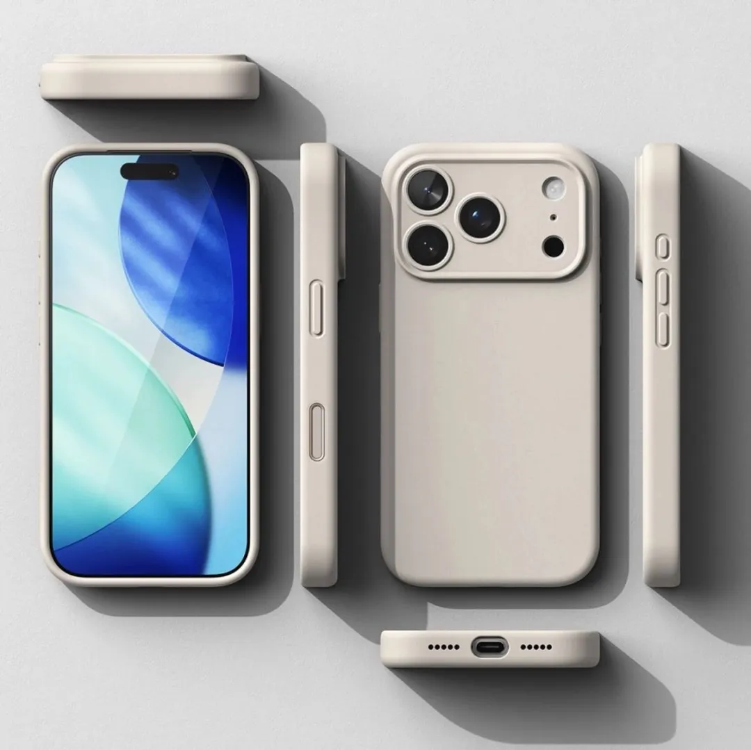 Ringke Siliconen MagSafe Hoes iPhone 17 Pro - 1 Pasje - Zwart