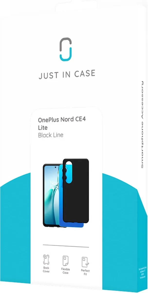 Cazy hoesje geschikt voor OnePlus Nord CE4 Lite Hoesje Siliconen - Flexibele Case - Zwart