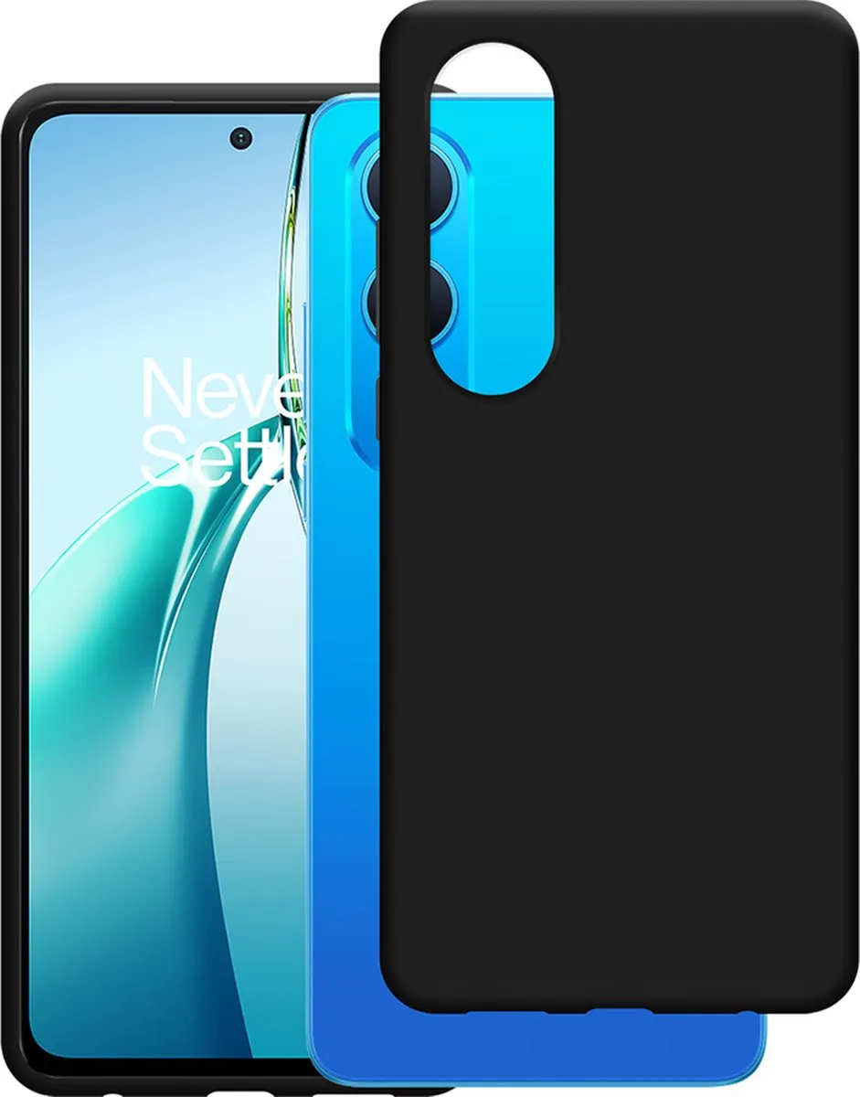 Cazy hoesje geschikt voor OnePlus Nord CE4 Lite Hoesje Siliconen - Flexibele Case - Zwart