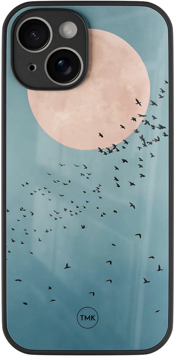 Casevibes iPhone 14 Moon Birds Hoesje