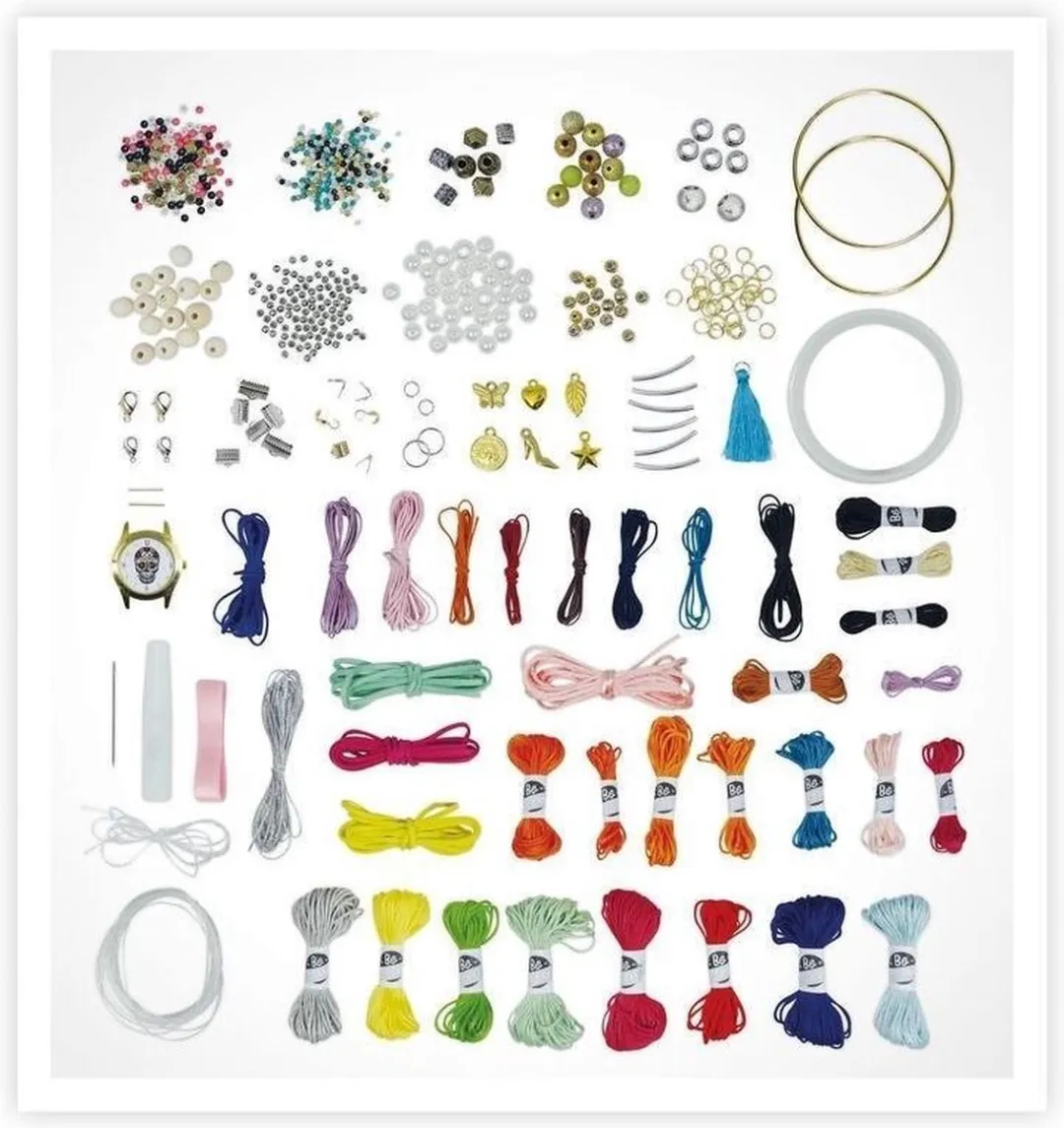 Buki Armbandenatelier - Meerkleurig - 20 Stuks