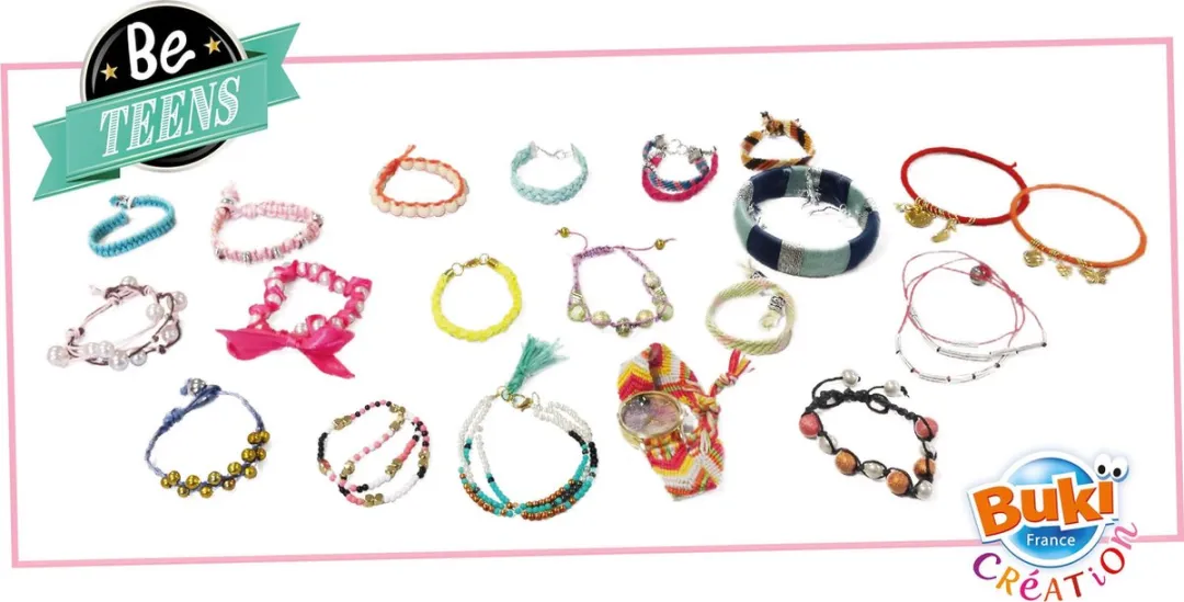 Buki Armbandenatelier - Meerkleurig - 20 Stuks