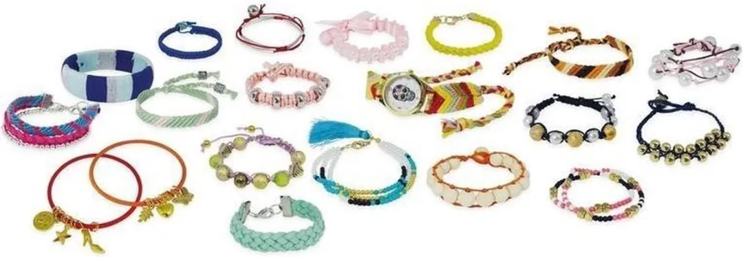 Buki Armbandenatelier - Meerkleurig - 20 Stuks