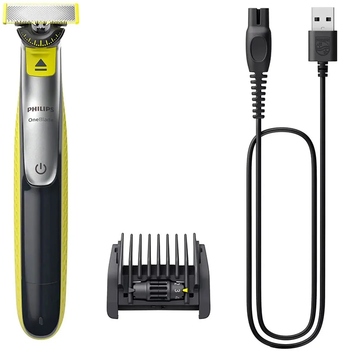 Philips OneBlade 360 QP2734/23 - Hybride Trimmer - Gezicht - Met 5-in-1 verstelbare kam - Oplaadbaar