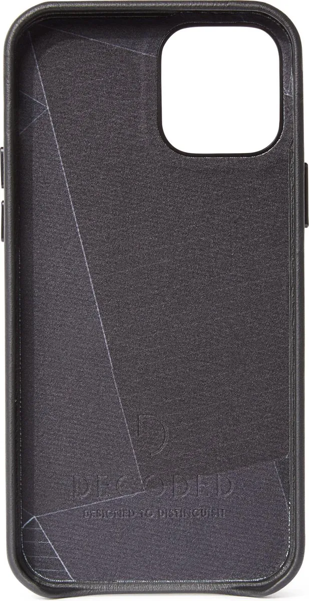 Decoded D20IPO54BC2BK Back Cover iPhone 12 Mini - Zwart