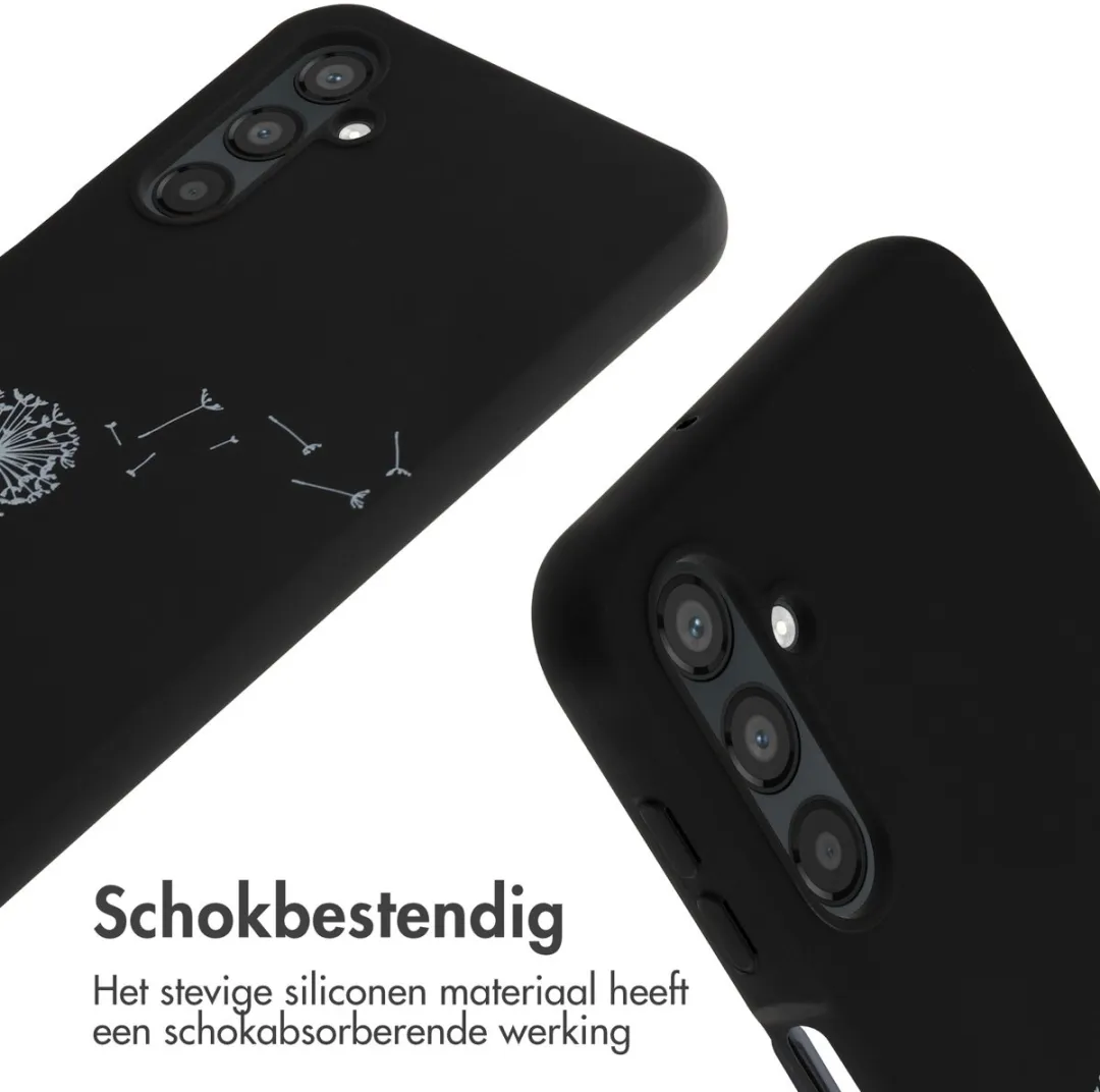 Imoshion Hoesje Samsung Galaxy A25 - Siliconen - Dandelion Black - afbeelding 6 van 6