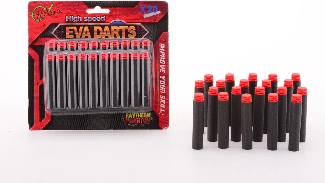 Johntoy Shooter Navulset 20 Pijlen Rood
