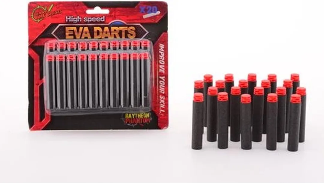 Johntoy Shooter Navulset 20 Pijlen Rood