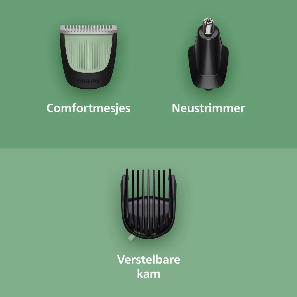 Philips Series 3000 MG3935/15 Multigroom - 7 in 1 - Zwart