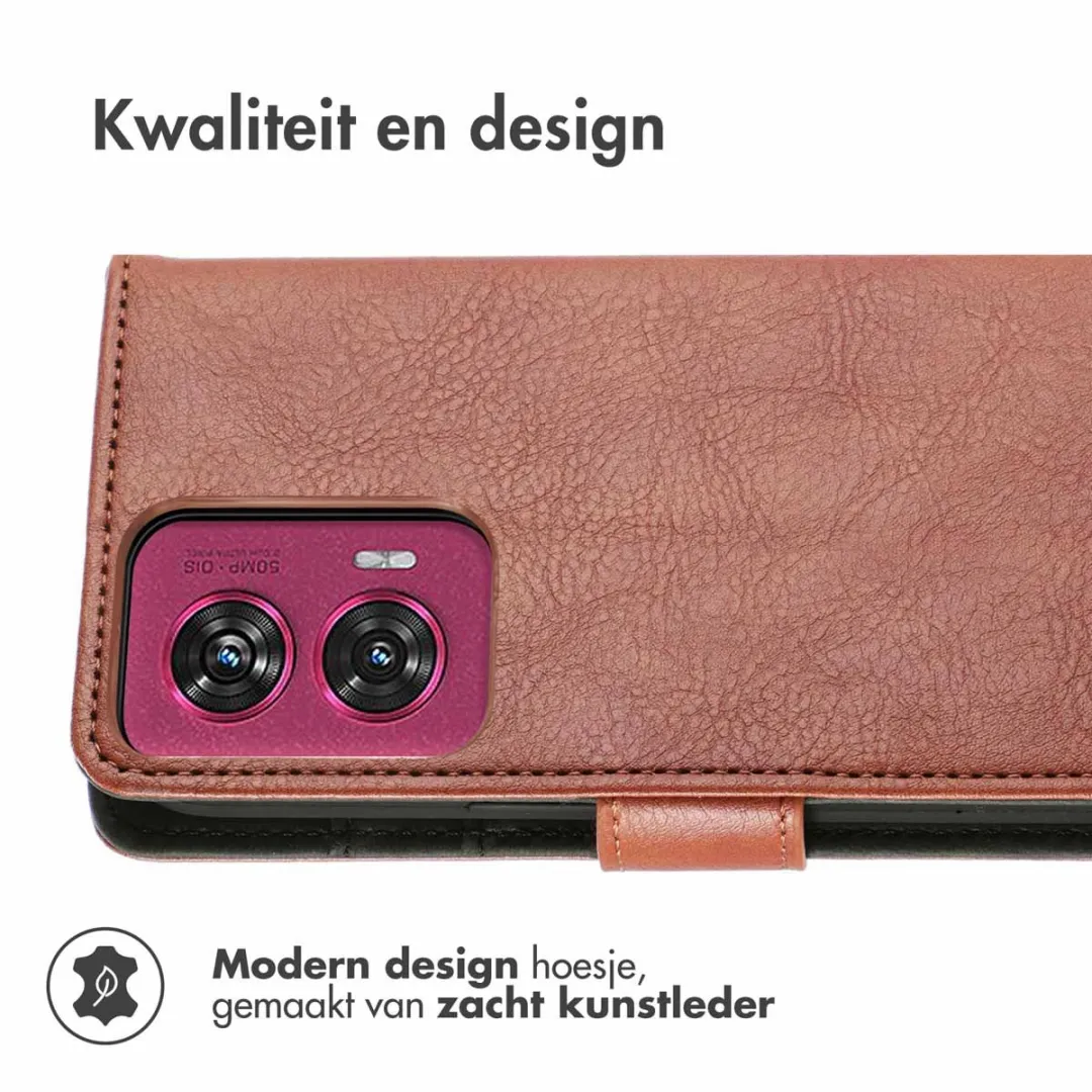 Imoshion Hoesje Motorola Edge 50 Fusion 3 Stuks - Bruin