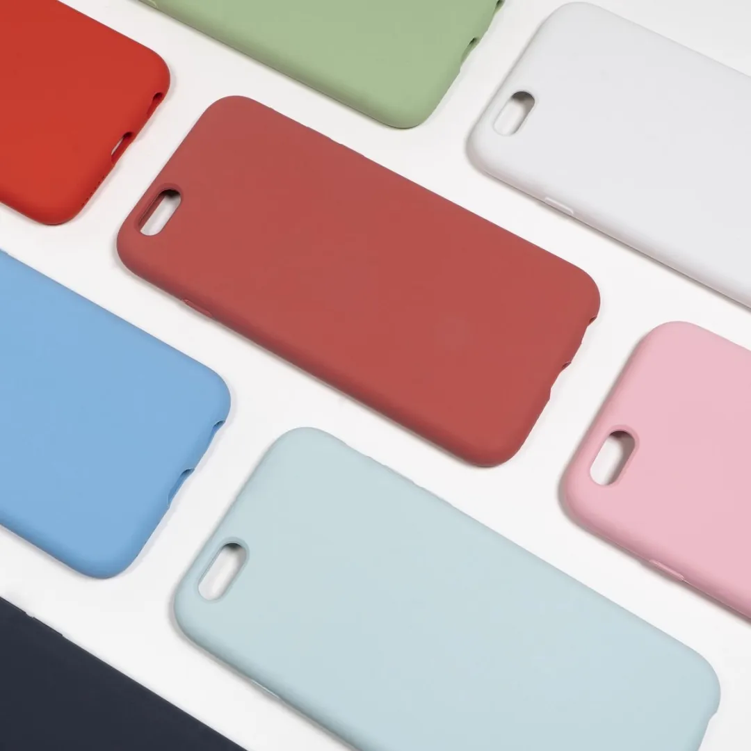 BMAX Siliconen Hoesje iPhone 6/6s Plus - Wit