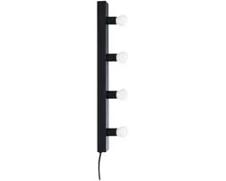 Paulmann Regula II LED-spiegellamp E14 4x40W - Zwart