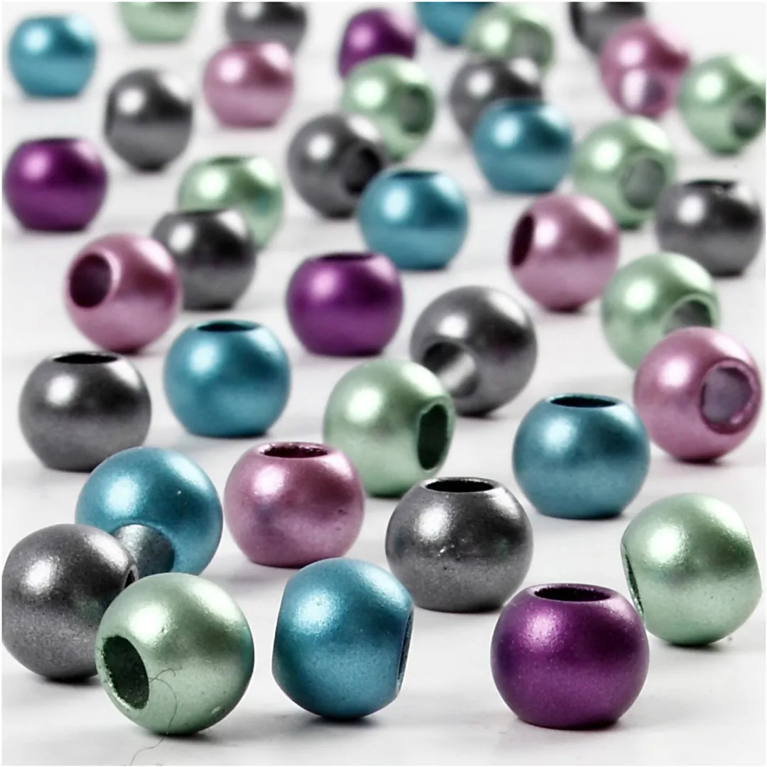 Creativ Company Pony Kralen 10mm - 145 Stuks - Multicolor