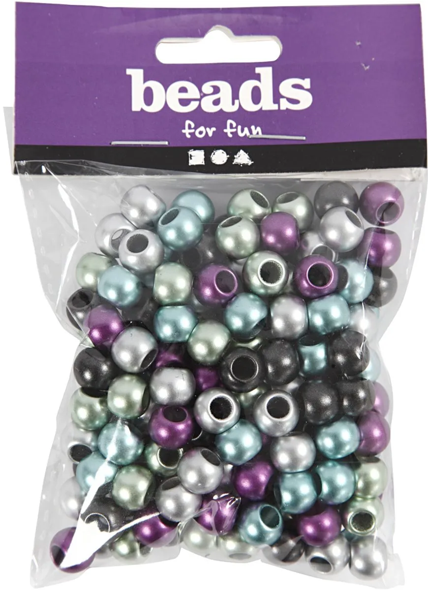 Creativ Company Pony Kralen 10mm - 145 Stuks - Multicolor