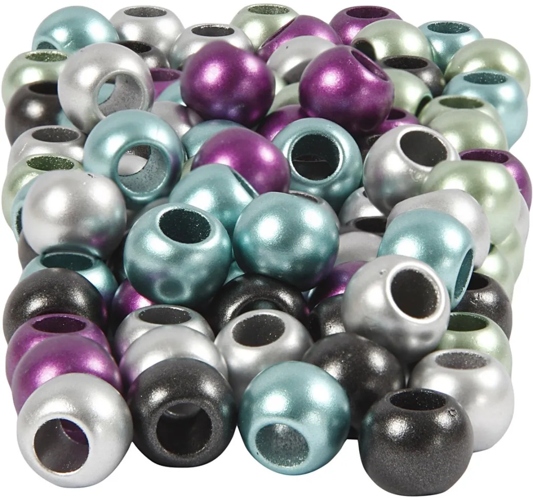 Creativ Company Pony Kralen 10mm - 145 Stuks - Multicolor