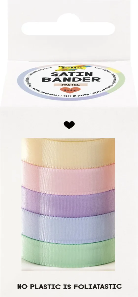 Folia Satijnen Linten Speelgoedset 20m - Multicolor