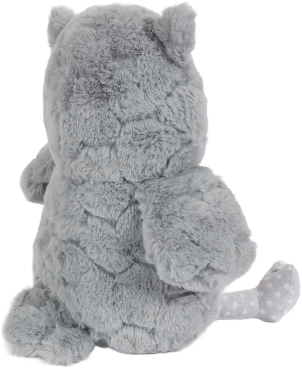 PIA Soft Toys Uil - 28 cm Grijs