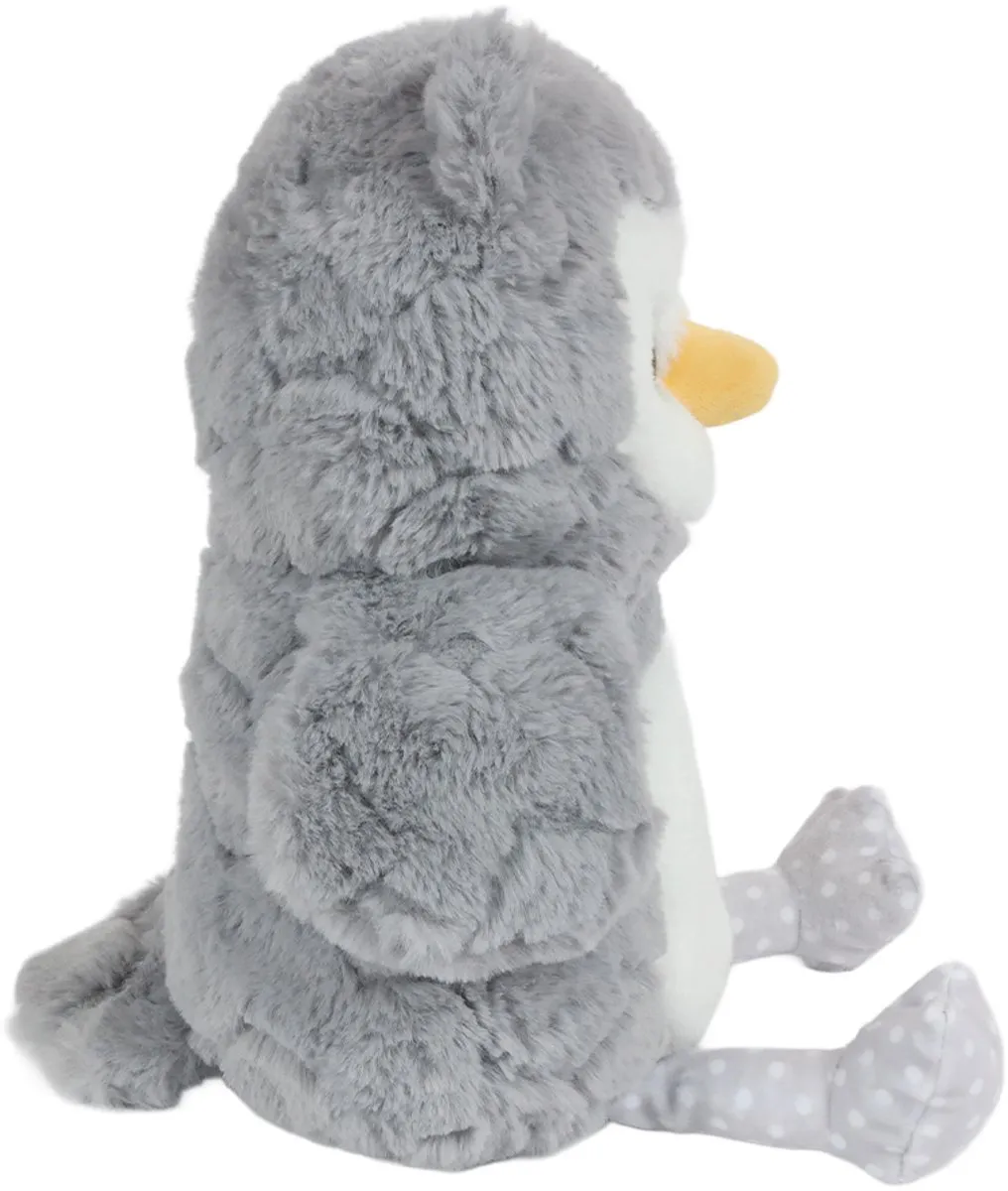 PIA Soft Toys Uil - 28 cm Grijs