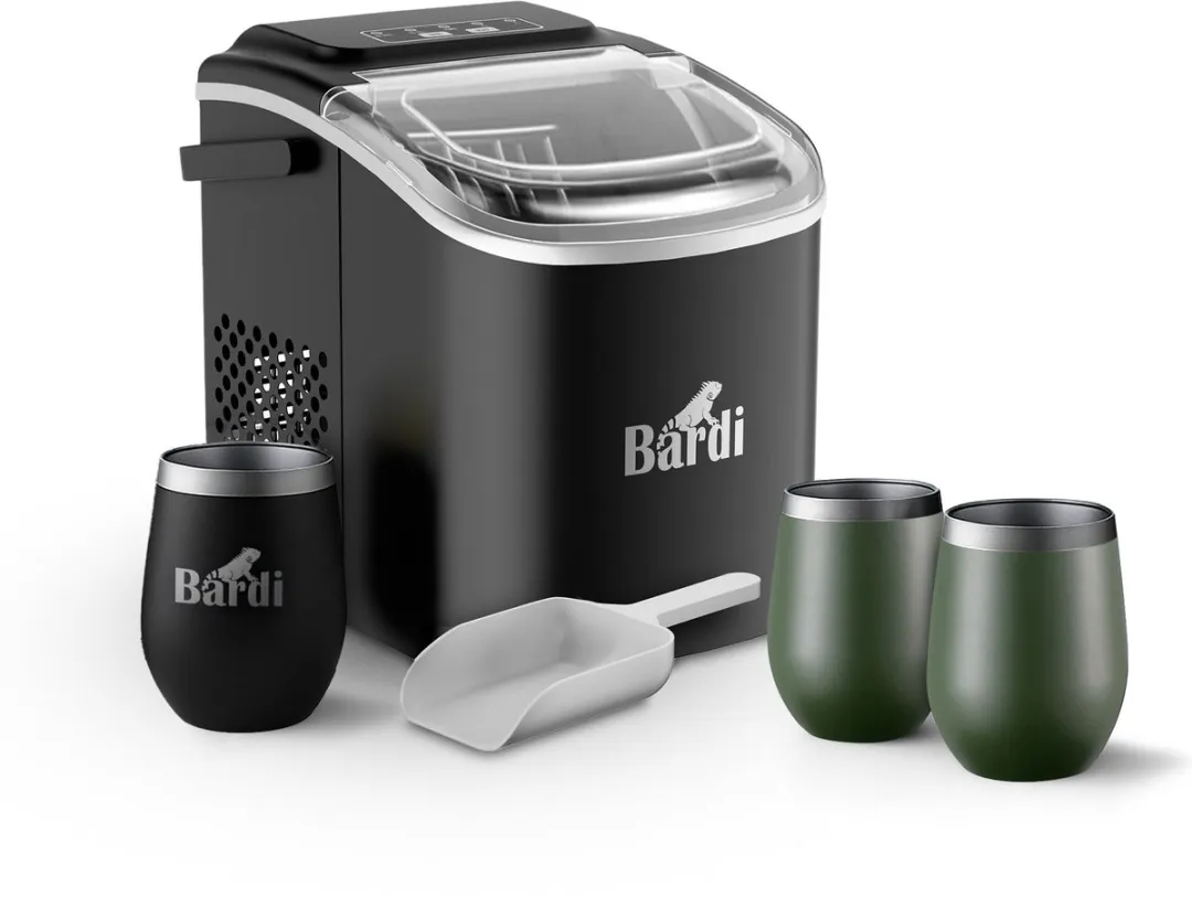 Bardi Deluxe IJsblokjesmachine Set 1,2L