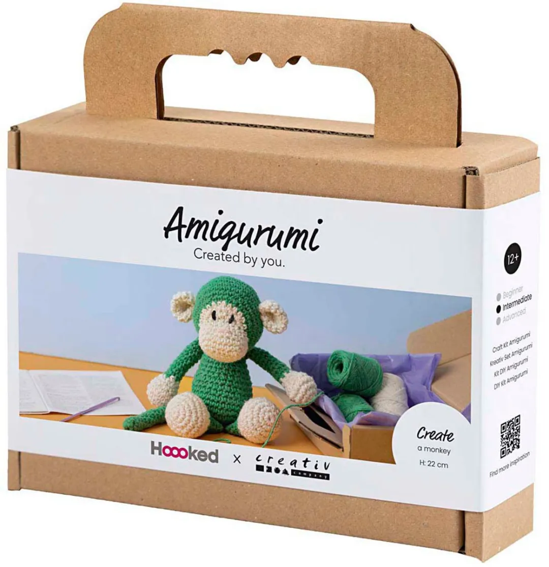 Creativ Company Haakpakket Amigurumi Aap - Multicolor