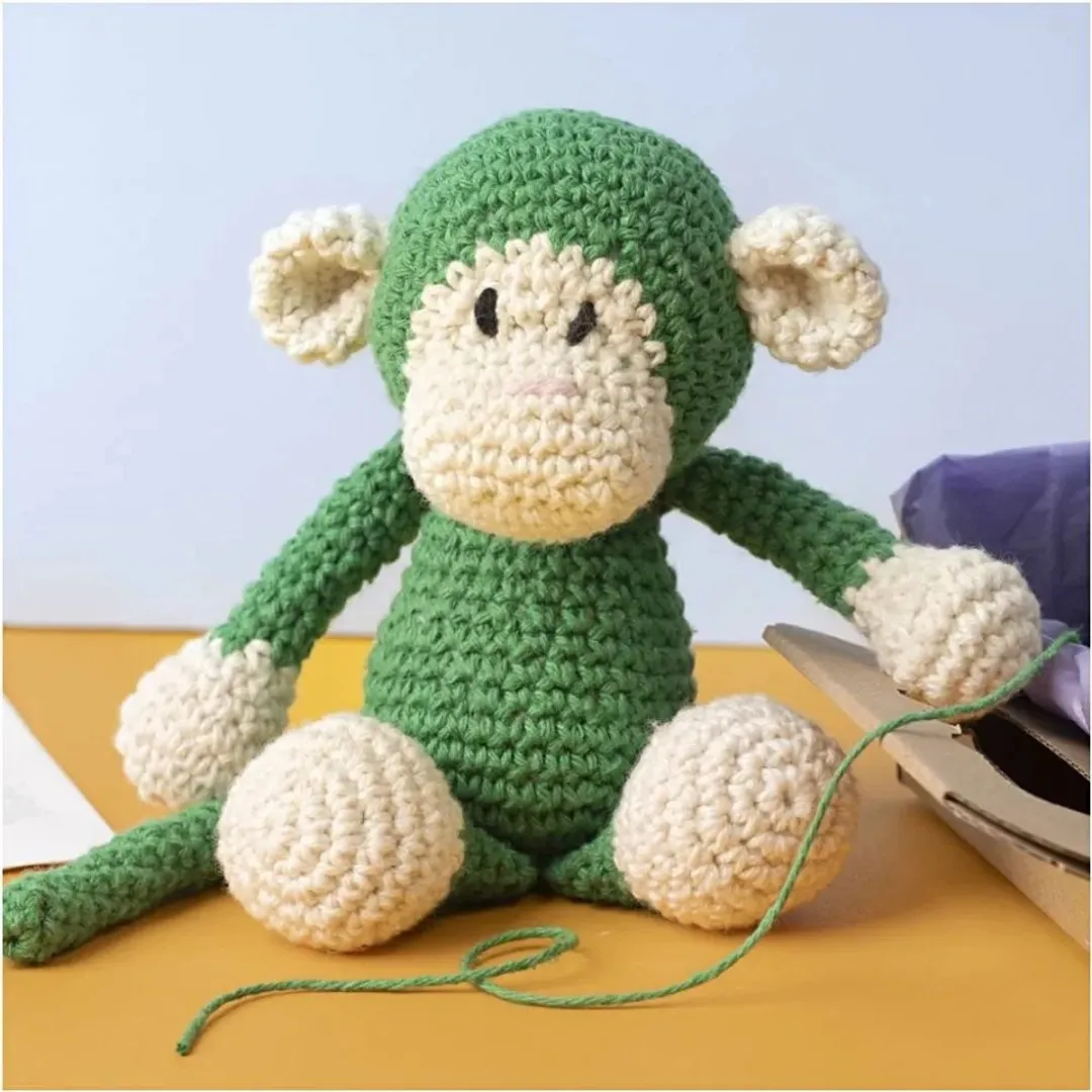 Creativ Company Haakpakket Amigurumi Aap - Multicolor