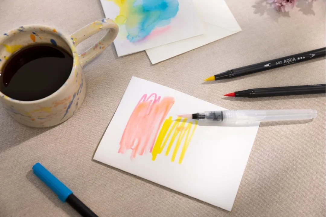 Creativ Company Mini Hobbyset Aquarel - 3 Kleuren - Multicolor