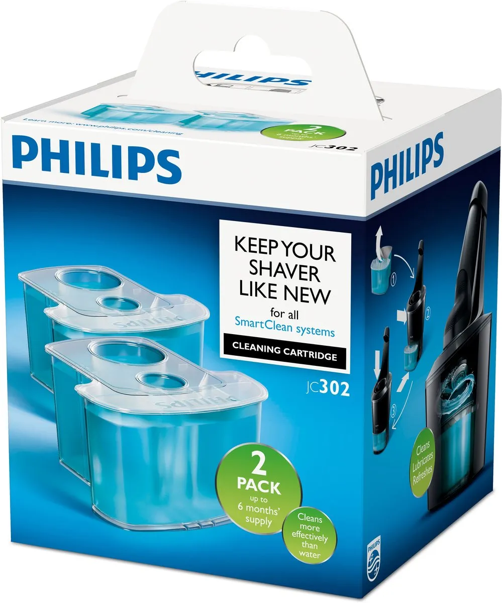 Philips JC302/50 Schoonmaakcartridge - 2 Stuks