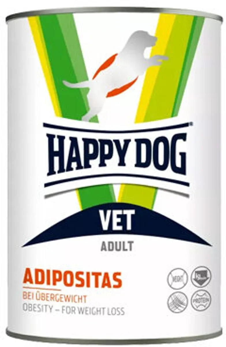 Happy Dog VET Adipositas Natvoer - 6x400g - afbeelding 2 van 2
