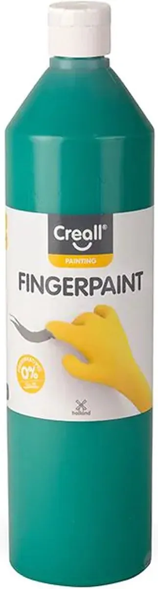 Creall Vingerverf Groen 250ml - Conserveringsvrij