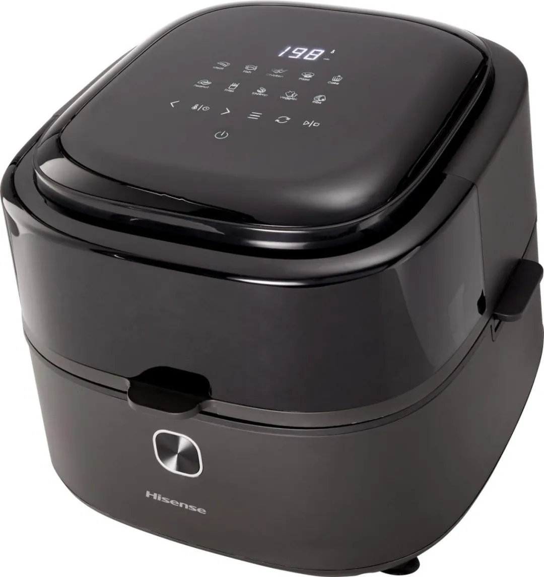 Hisense HAF1350DR Heteluchtfriteuse 1350W - 6,7L - Zwart - afbeelding 5 van 6
