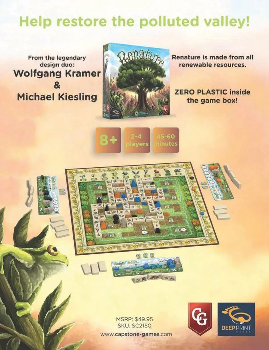 Capstone Games Renature - Bordspel met tactische mogelijkheden