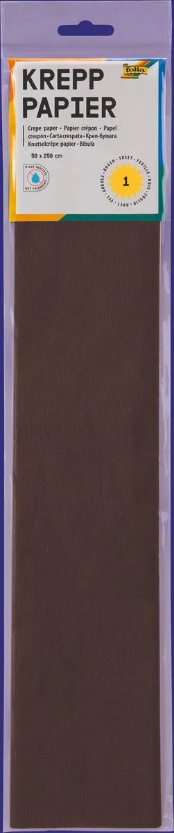 Folia Crêpepapier Chocoladebruin A4 - afbeelding 6 van 6