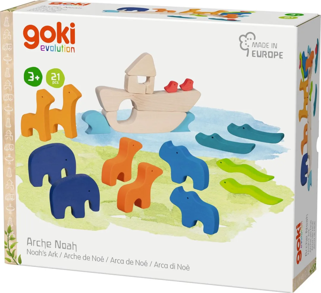 Goki Houten Ark Van Noa 51454 - Multicolor