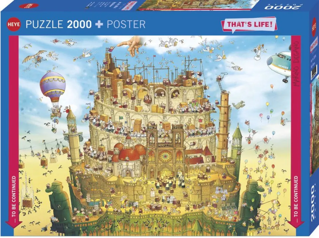 Heye Puzzel High Above 2000 - 2000 Stuks - Multicolor