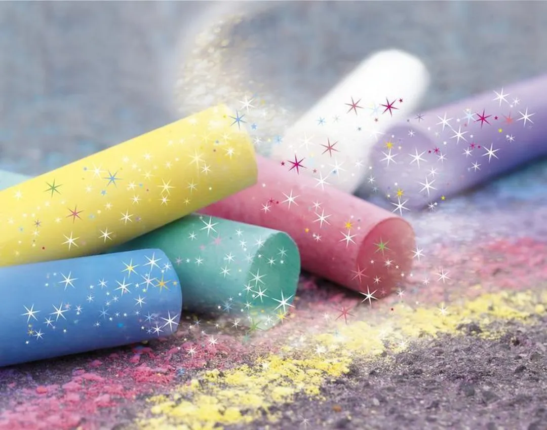 Eberhard Faber Stoepkrijt Glitterkleur - 20 Stuks EF-526520