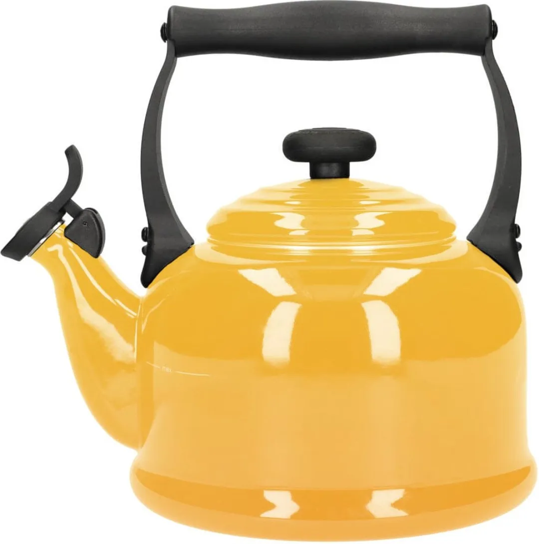 Le Creuset Tradition Fluitketel 2,1L - Geel