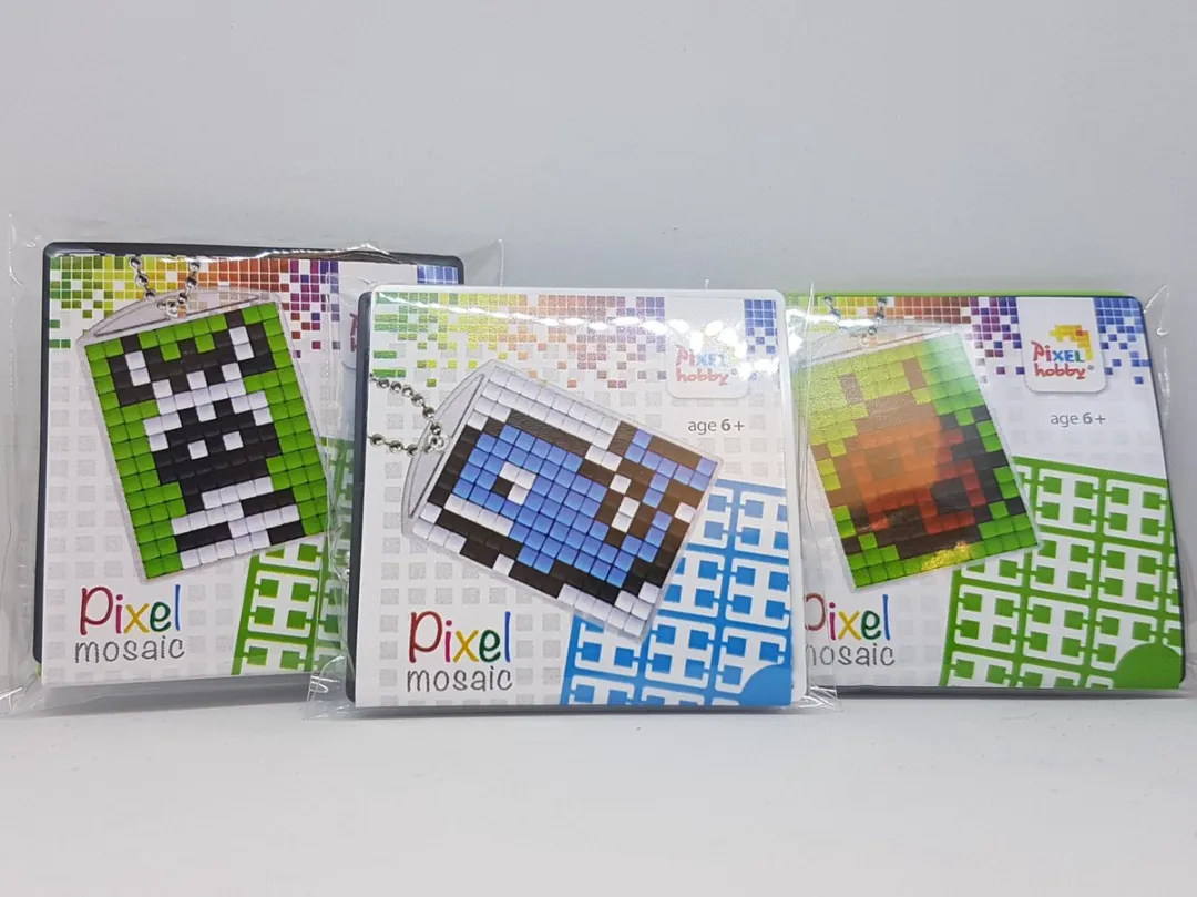 Pixelhobby Medaillons Zebra-Lieveheersbeestje-Walvis