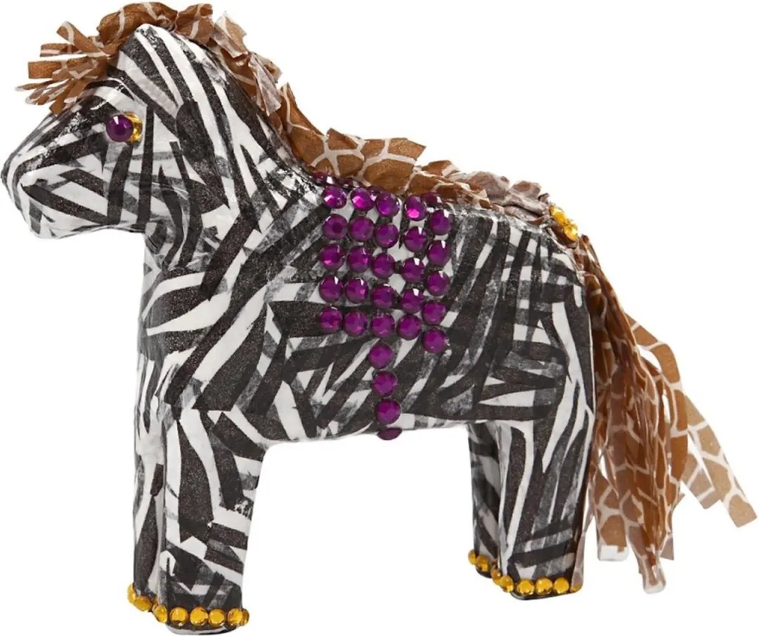 Creativ Company Papier Maché Paard 14cm - Multicolor