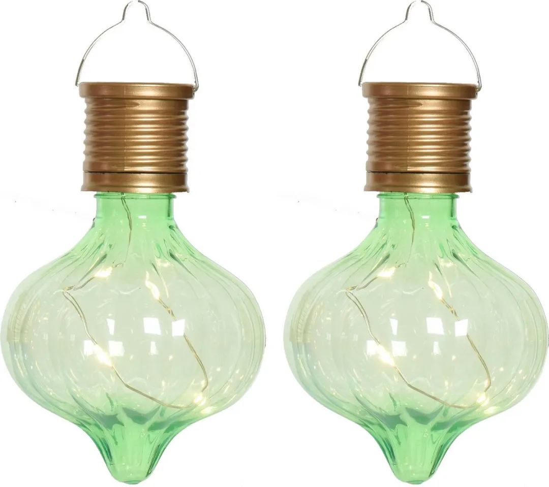 Lumineo Solar Hanglamp Marrakech Pistachegroen
