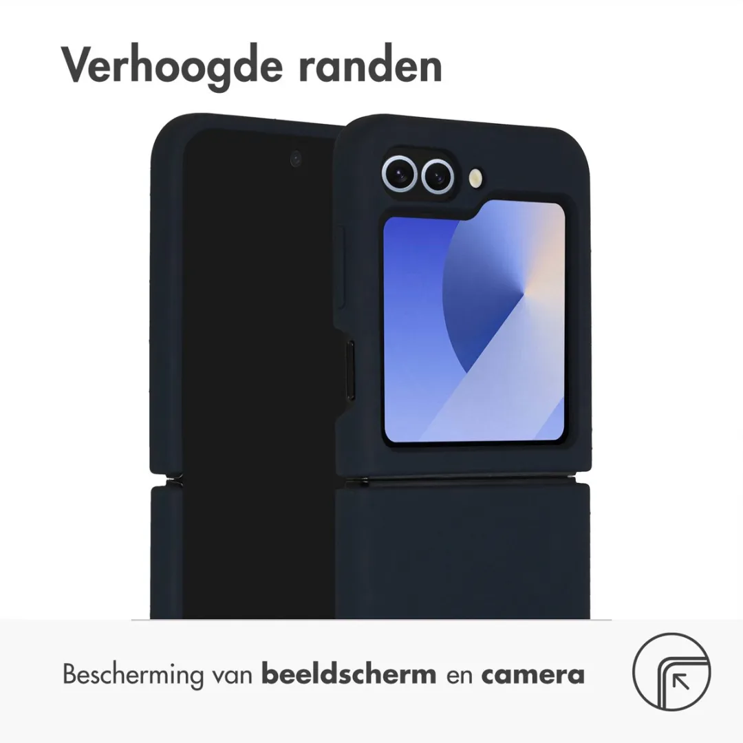 Accezz Hoesje Samsung Galaxy Z Flip 6 - Donkerblauw