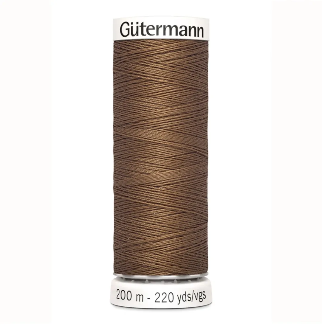 Gutermann Polyester Naaigaren 200m - Bruin