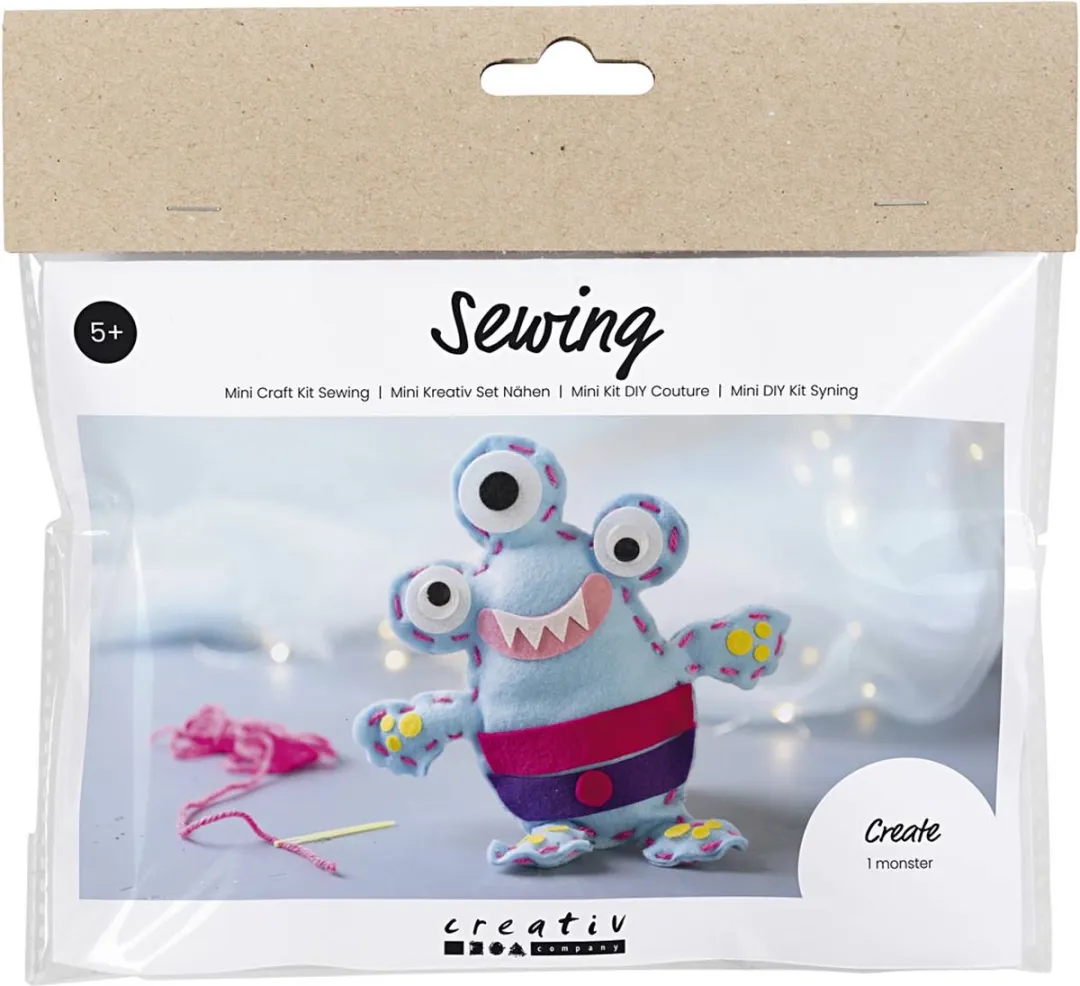 Creativ Company Mini Hobbyset Naaien Viltmonster