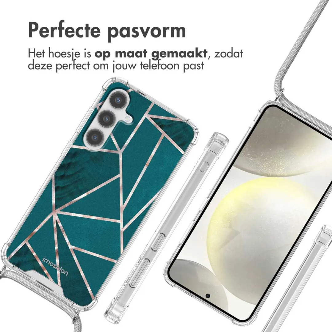 Imoshion Hoesje Samsung Galaxy S24 Plus - Petrol Green Graphic